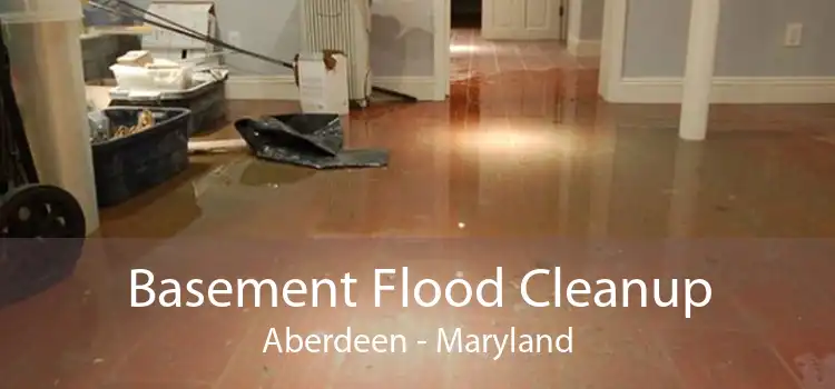 Basement Flood Cleanup Aberdeen - Maryland