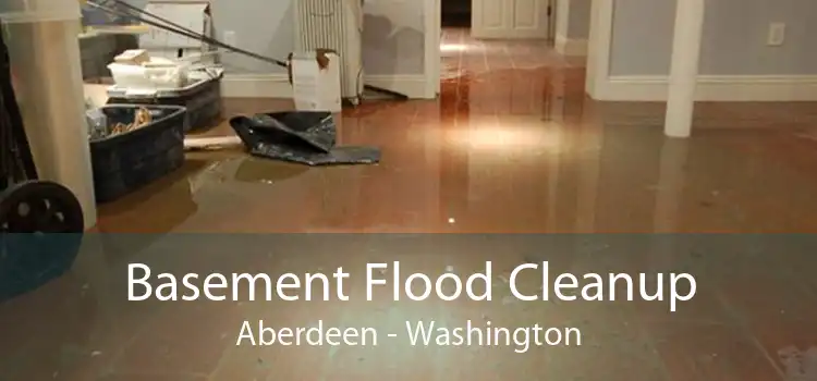 Basement Flood Cleanup Aberdeen - Washington