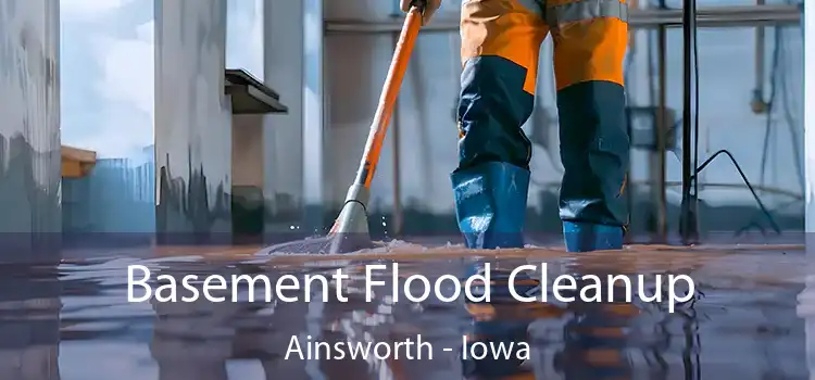 Basement Flood Cleanup Ainsworth - Iowa