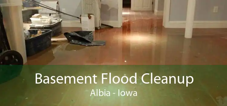 Basement Flood Cleanup Albia - Iowa