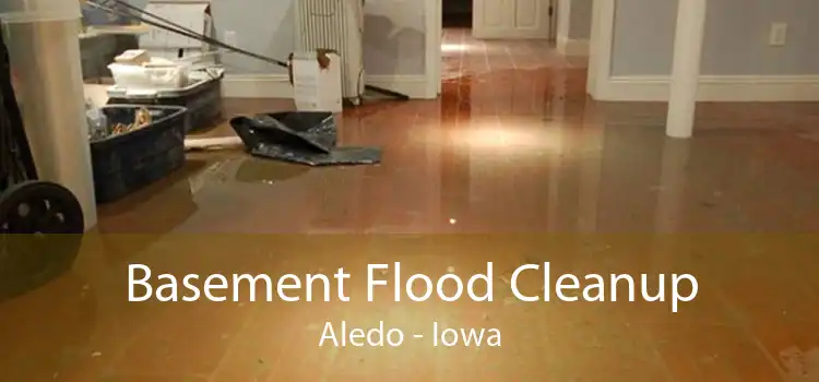 Basement Flood Cleanup Aledo - Iowa