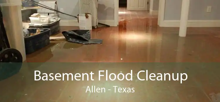 Basement Flood Cleanup Allen - Texas