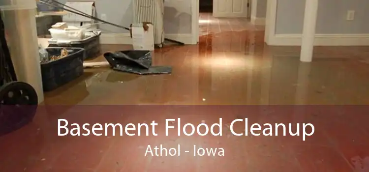 Basement Flood Cleanup Athol - Iowa