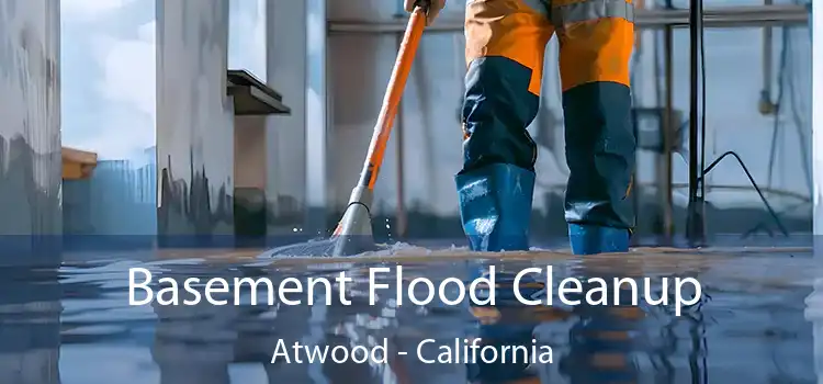 Basement Flood Cleanup Atwood - California