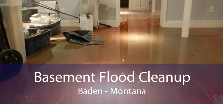 Basement Flood Cleanup Baden - Montana