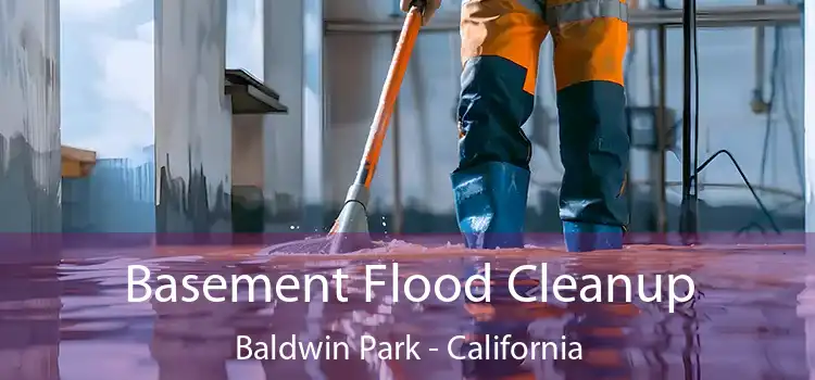 Basement Flood Cleanup Baldwin Park - California