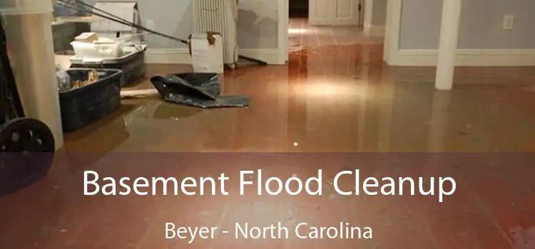 Basement Flood Cleanup Beyer - North Carolina