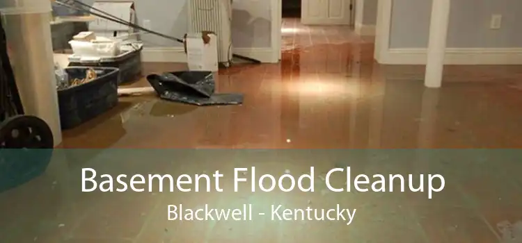 Basement Flood Cleanup Blackwell - Kentucky