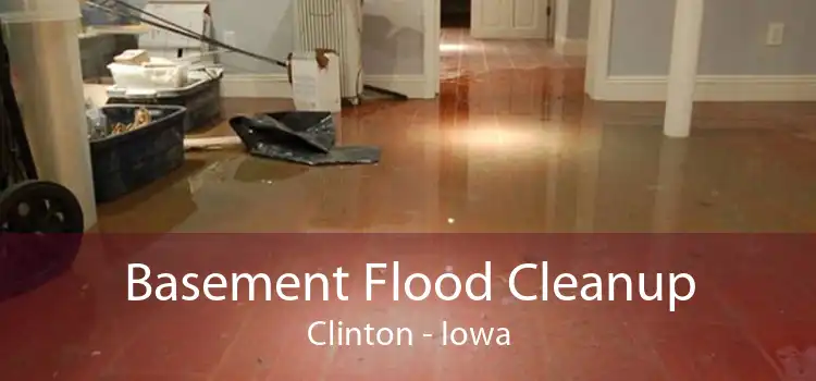 Basement Flood Cleanup Clinton - Iowa