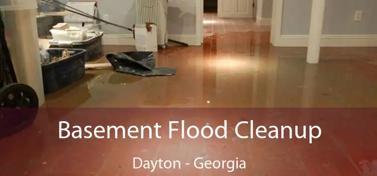 Basement Flood Cleanup Dayton - Georgia