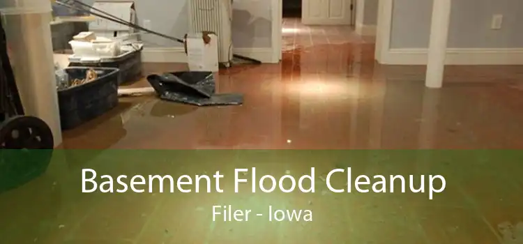 Basement Flood Cleanup Filer - Iowa