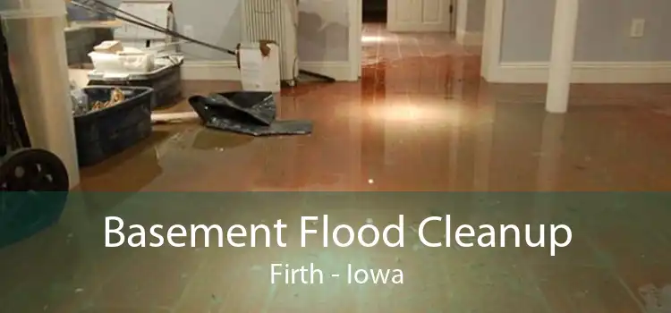 Basement Flood Cleanup Firth - Iowa