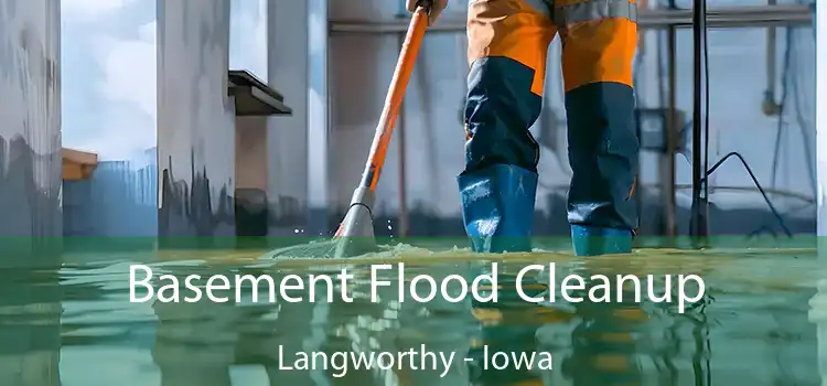 Basement Flood Cleanup Langworthy - Iowa