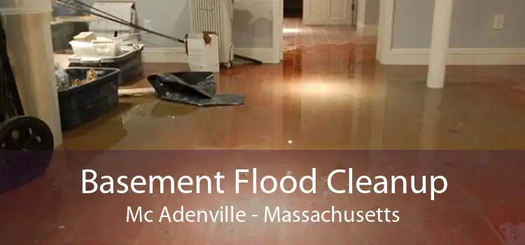 Basement Flood Cleanup Mc Adenville - Massachusetts