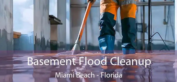 Basement Flood Cleanup Miami Beach - Florida