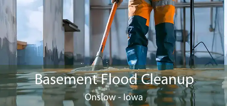 Basement Flood Cleanup Onslow - Iowa