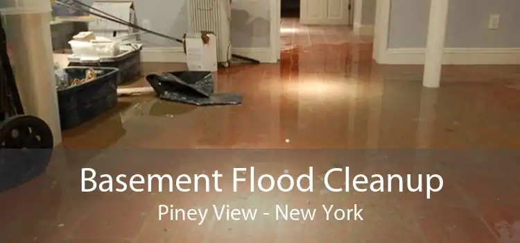 Basement Flood Cleanup Piney View - New York