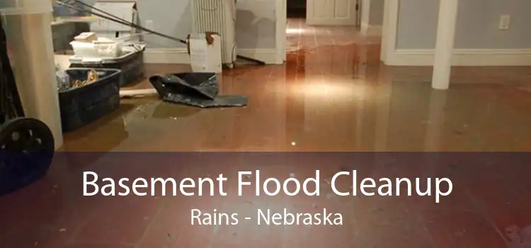 Basement Flood Cleanup Rains - Nebraska