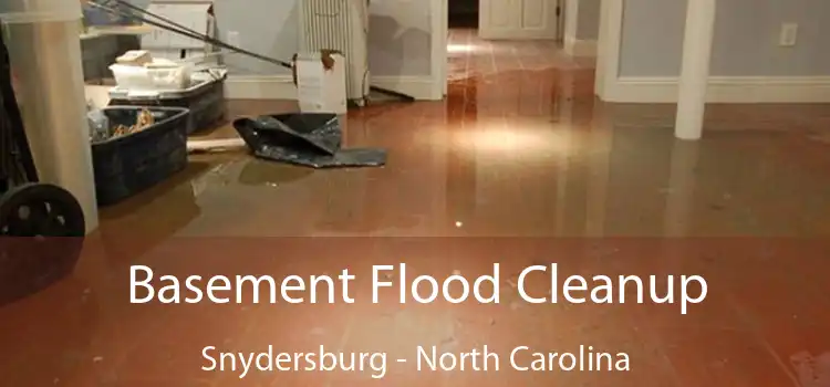 Basement Flood Cleanup Snydersburg - North Carolina