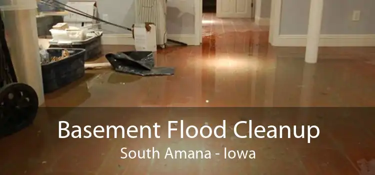 Basement Flood Cleanup South Amana - Iowa