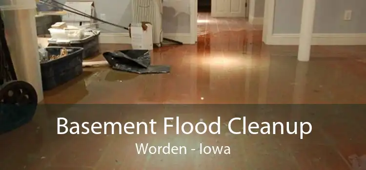 Basement Flood Cleanup Worden - Iowa