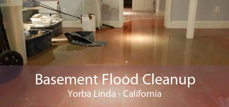 Basement Flood Cleanup Yorba Linda - California