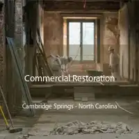 Commercial Restoration Cambridge Springs - North Carolina