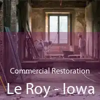Commercial Restoration Le Roy - Iowa