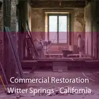 Commercial Restoration Witter Springs - California