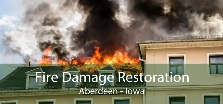 Fire Damage Restoration Aberdeen - Iowa