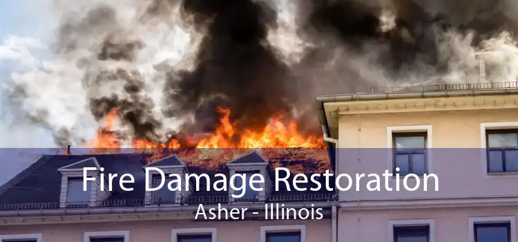 Fire Damage Restoration Asher - Illinois