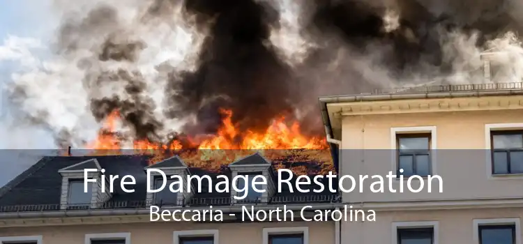 Fire Damage Restoration Beccaria - North Carolina