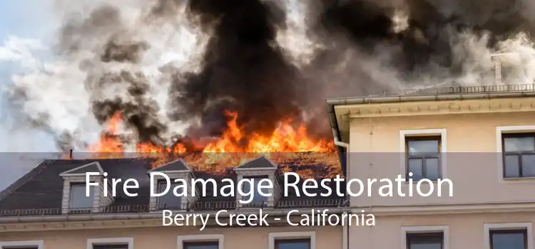Fire Damage Restoration Berry Creek - California