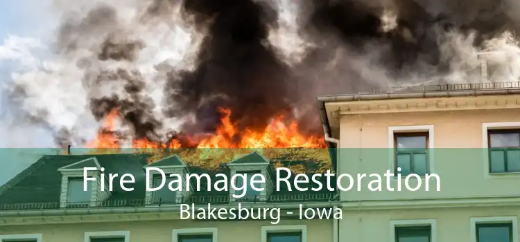 Fire Damage Restoration Blakesburg - Iowa