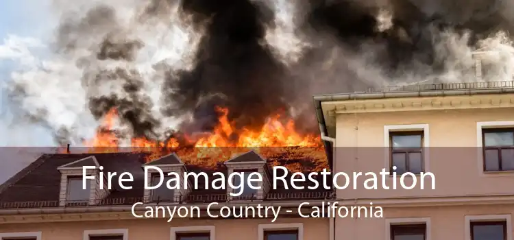 Fire Damage Restoration Canyon Country - California