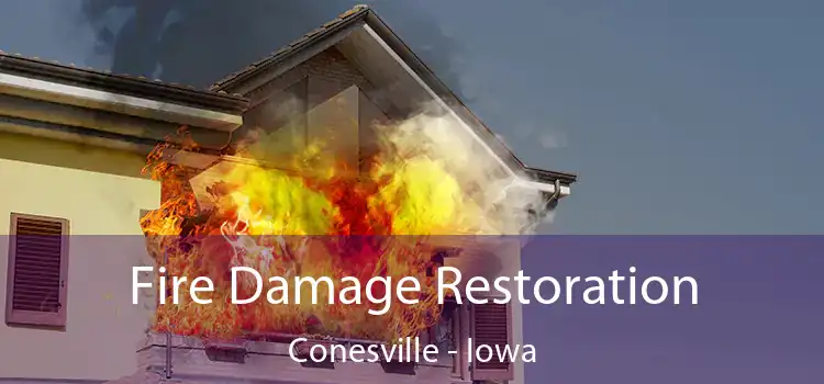 Fire Damage Restoration Conesville - Iowa