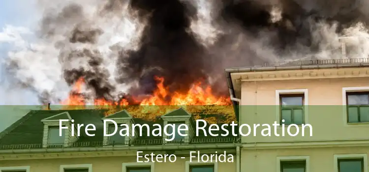 Fire Damage Restoration Estero - Florida