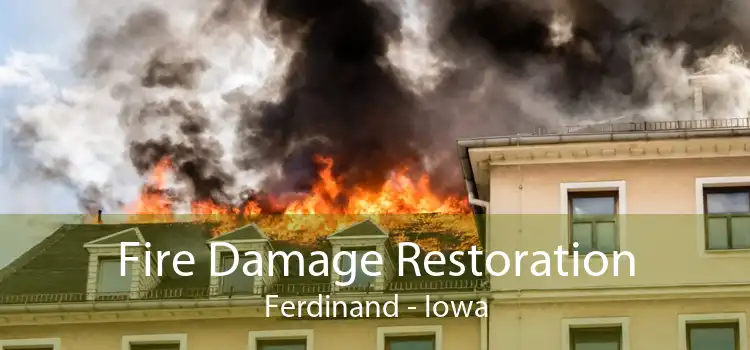 Fire Damage Restoration Ferdinand - Iowa