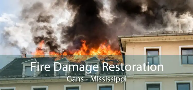 Fire Damage Restoration Gans - Mississippi