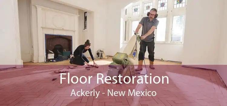 Floor Restoration Ackerly - New Mexico