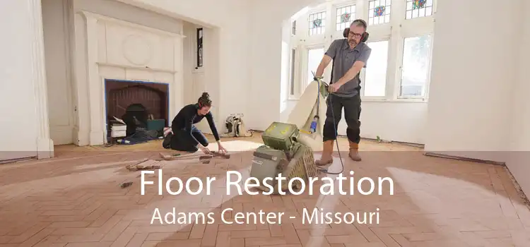 Floor Restoration Adams Center - Missouri
