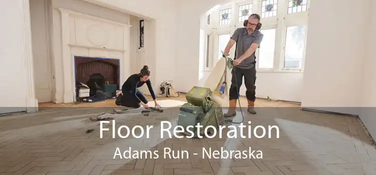 Floor Restoration Adams Run - Nebraska