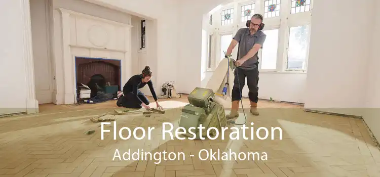 Floor Restoration Addington - Oklahoma