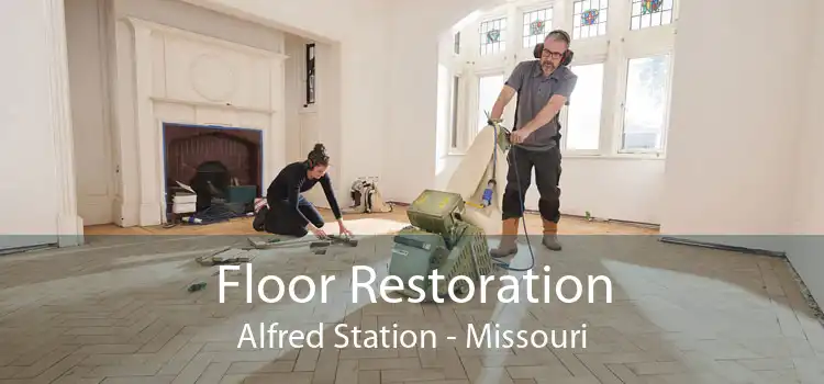 Floor Restoration Alfred Station - Missouri