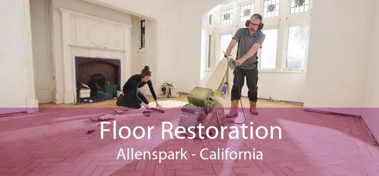 Floor Restoration Allenspark - California
