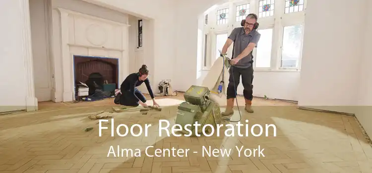 Floor Restoration Alma Center - New York