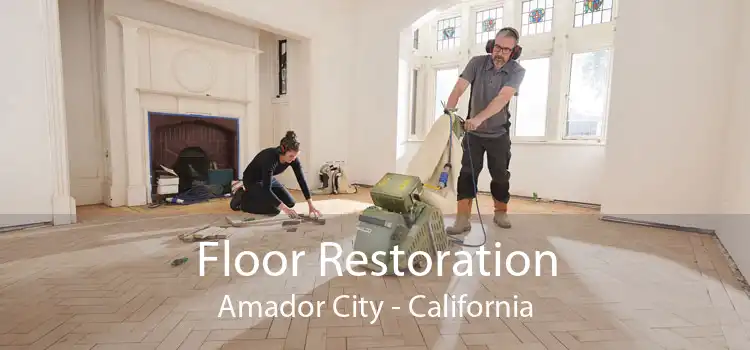 Floor Restoration Amador City - California