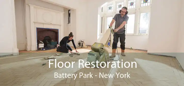 Floor Restoration Battery Park - New York