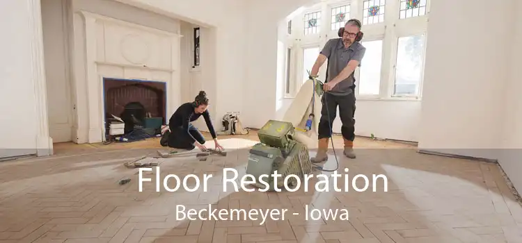 Floor Restoration Beckemeyer - Iowa