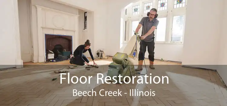 Floor Restoration Beech Creek - Illinois
